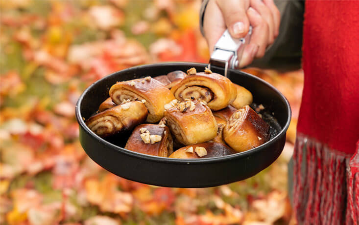 Smörstekta Gifflar med hackade nötter - Recept | Pågen